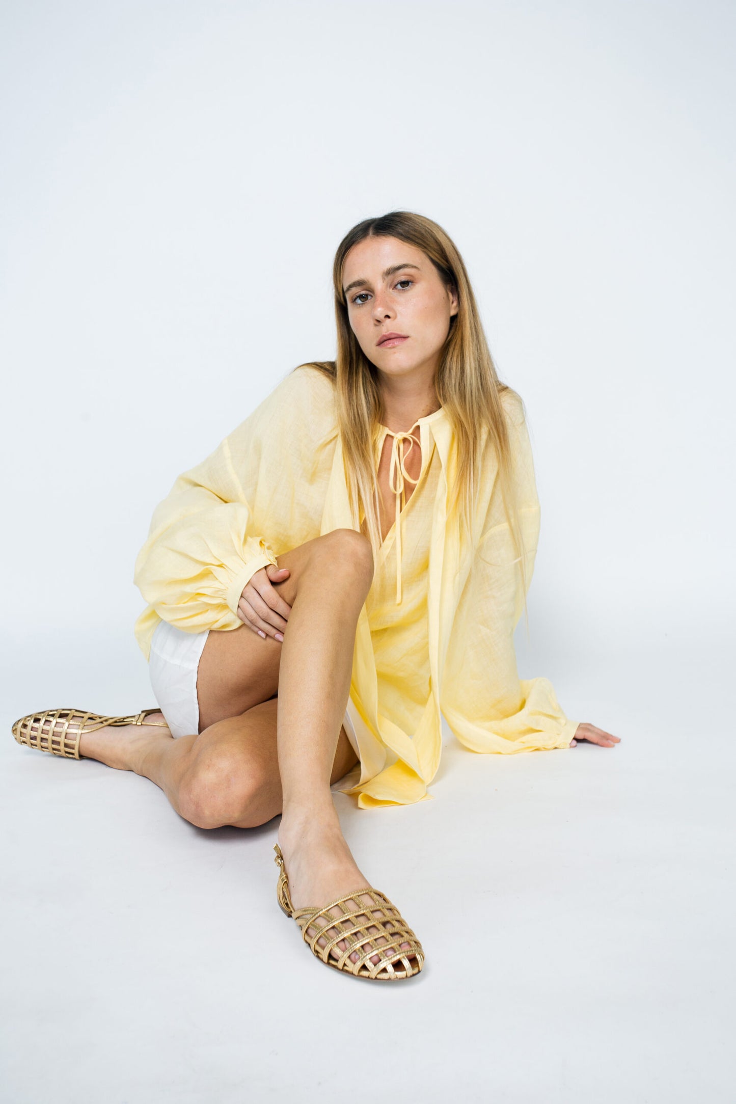 LOREN top yellow