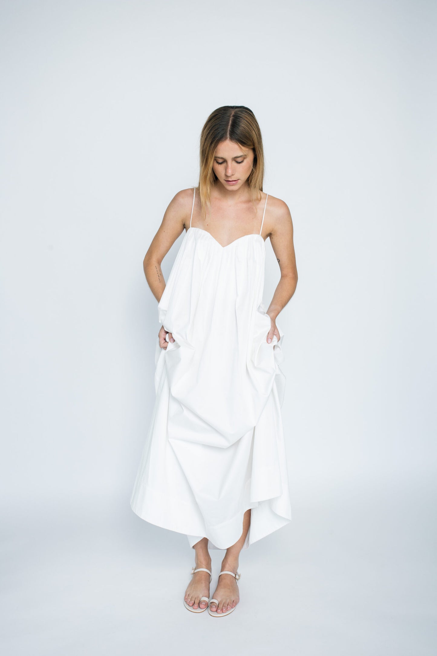 GAVRIEL dress - white
