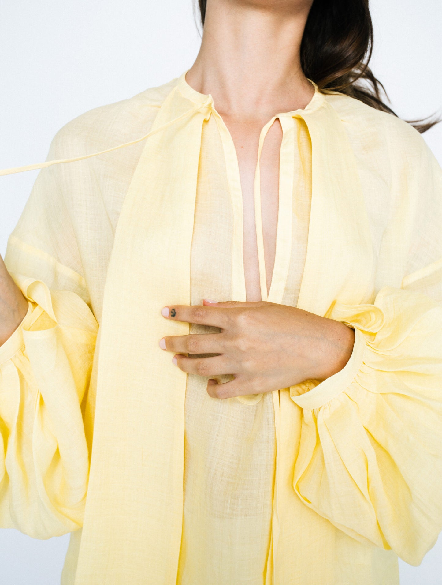 LOREN top yellow