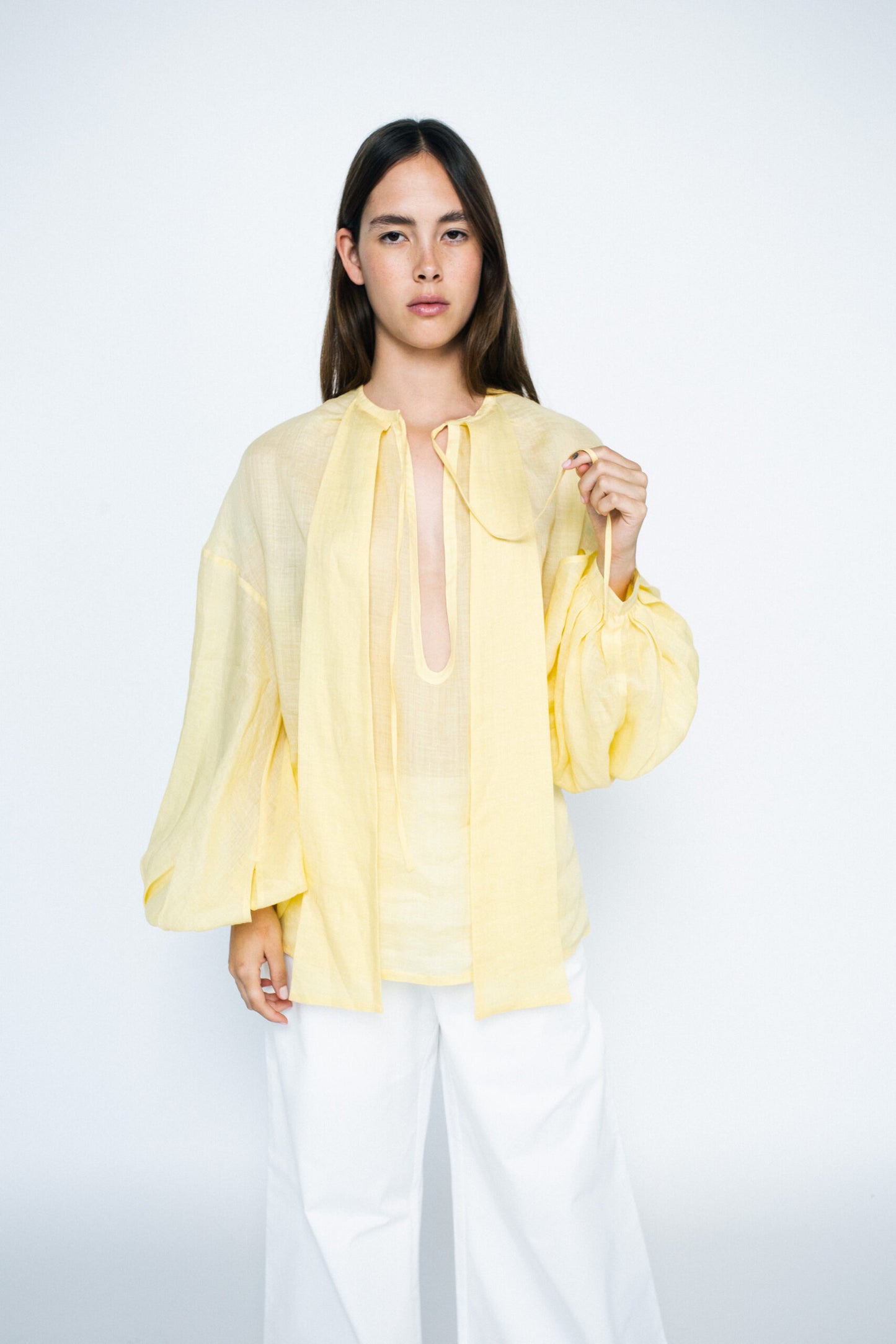 LOREN top yellow