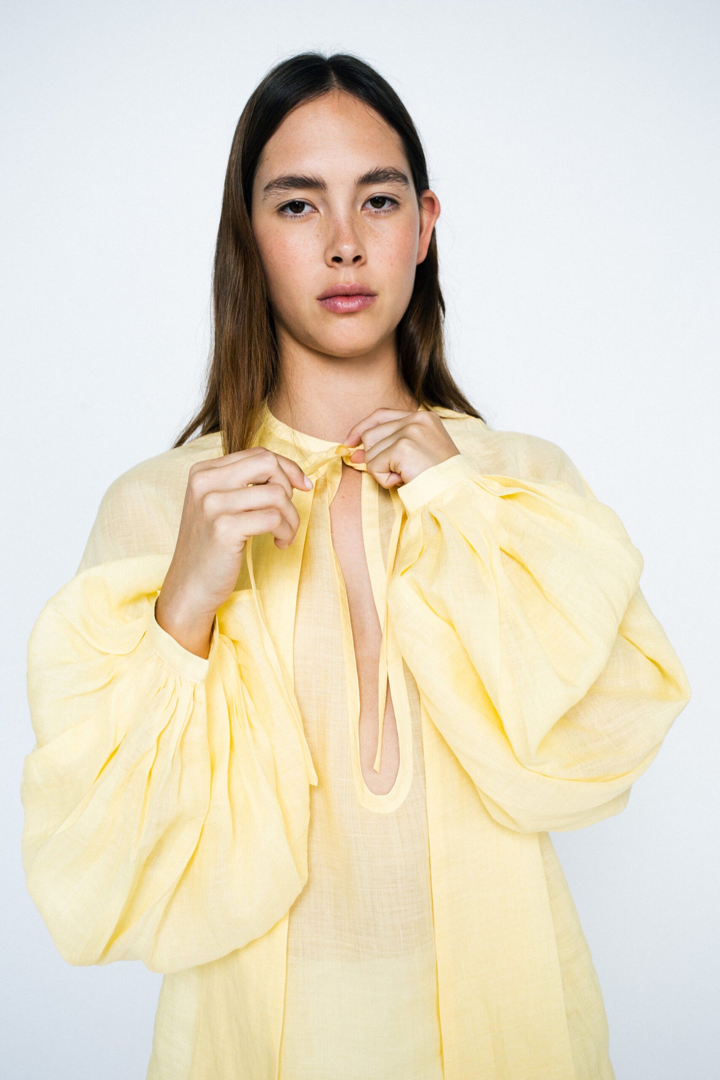LOREN top yellow