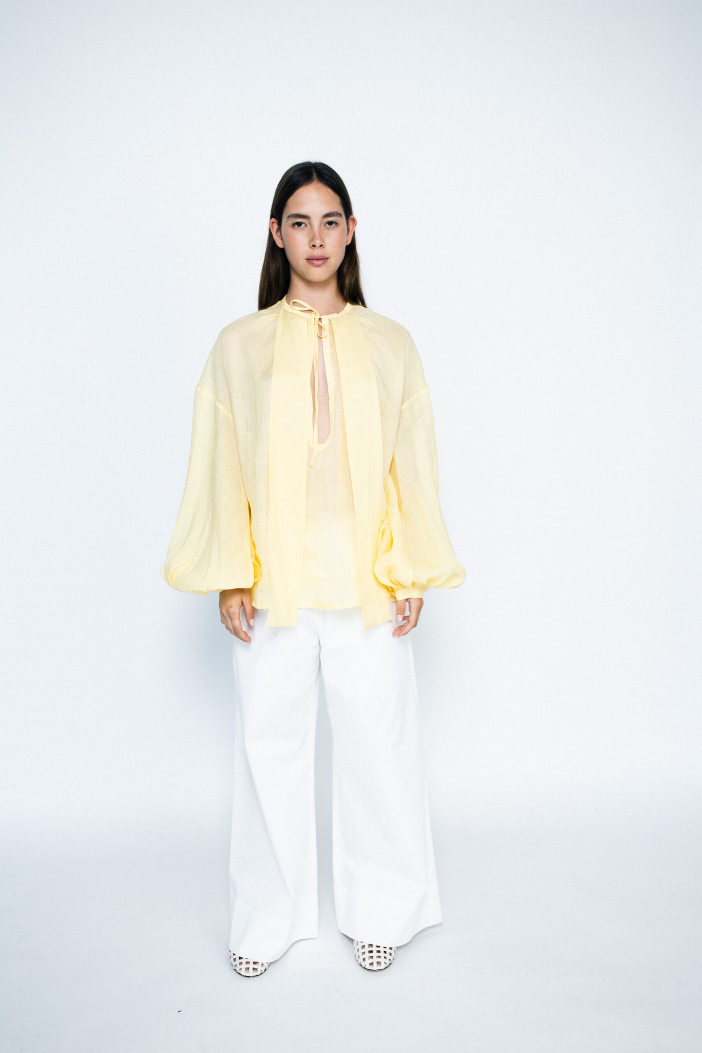 LOREN top yellow