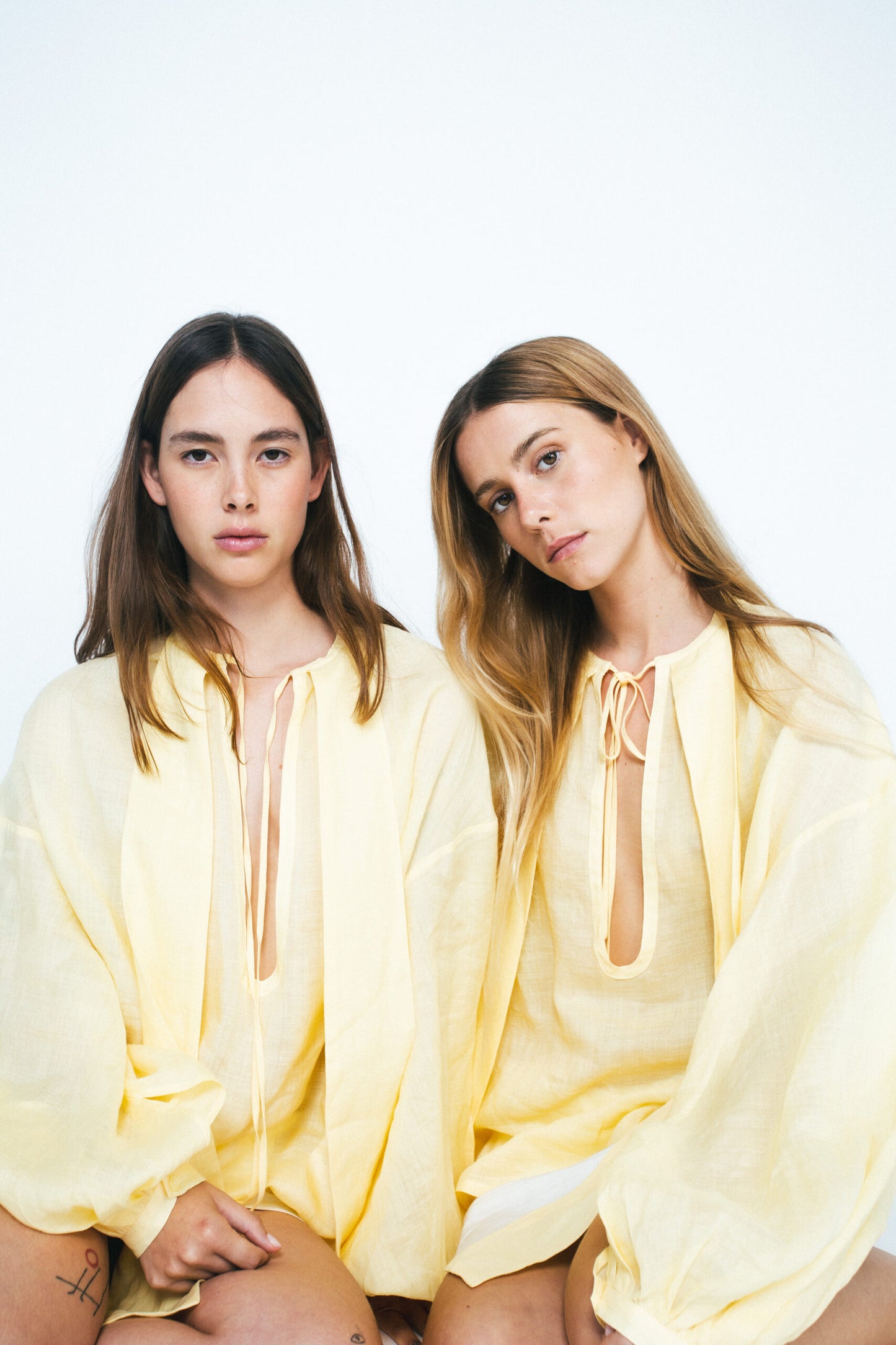 LOREN top yellow