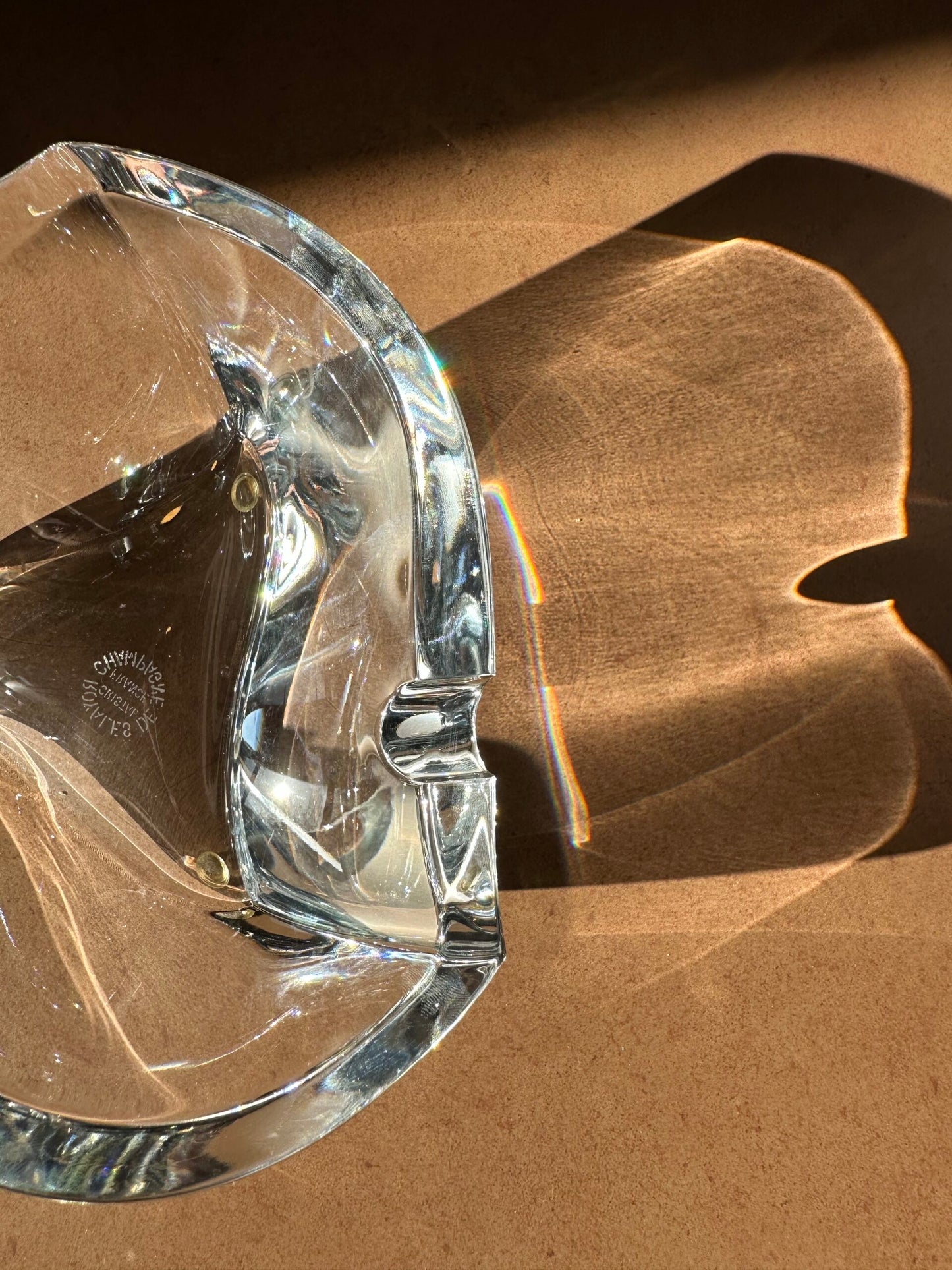 CRYSTAL ashtray no' 2