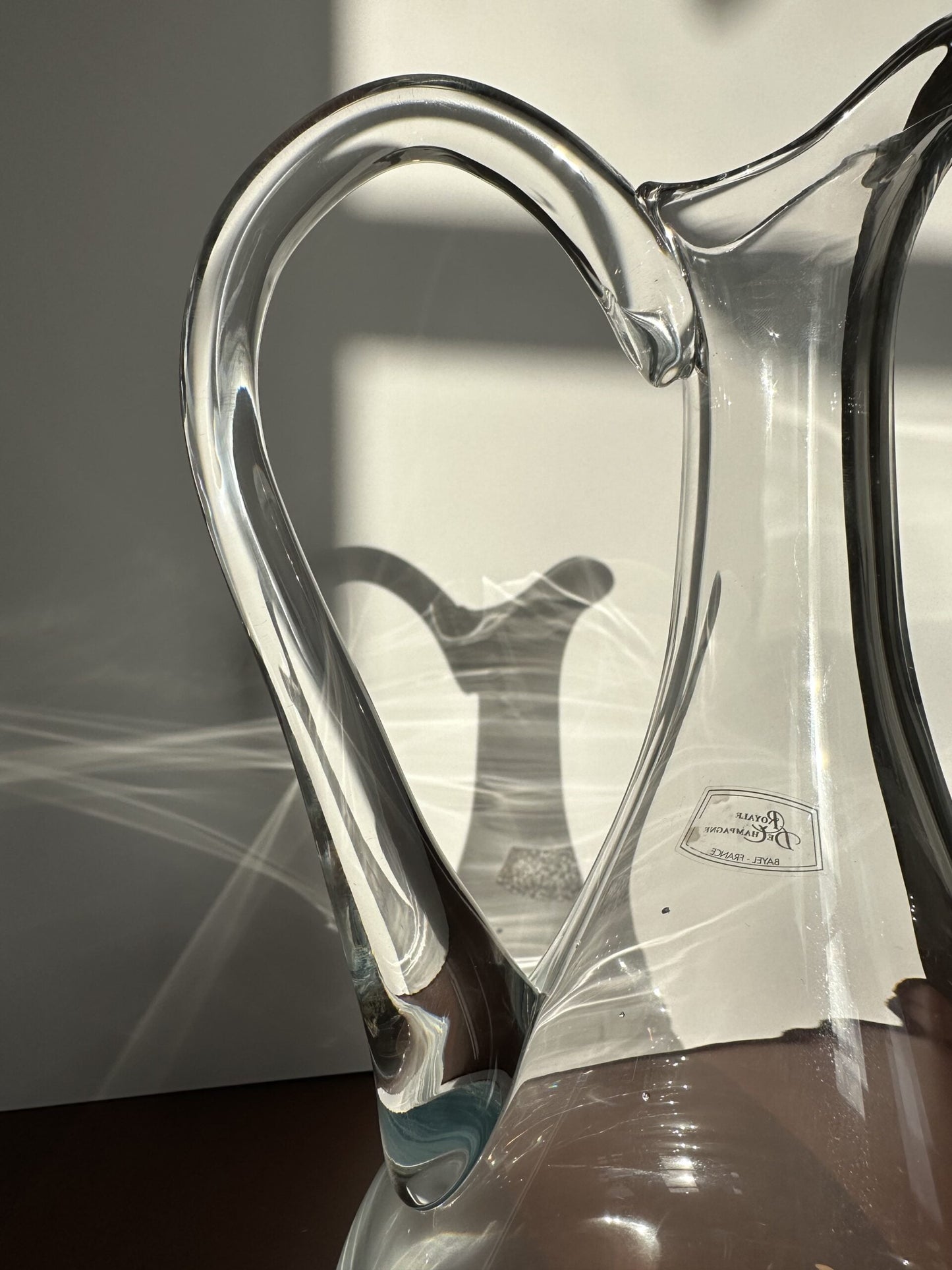 CRYSTAL water pitcher
