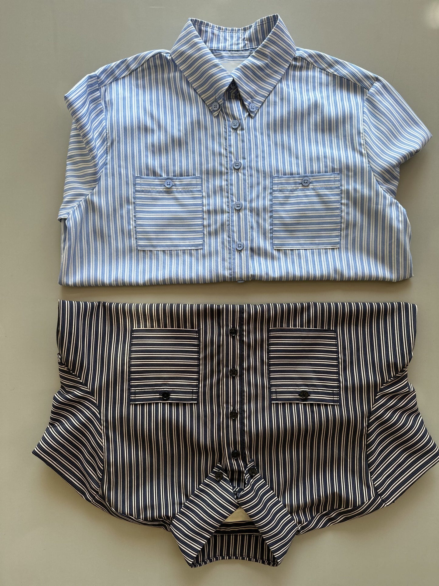 MARIO light blue stripes