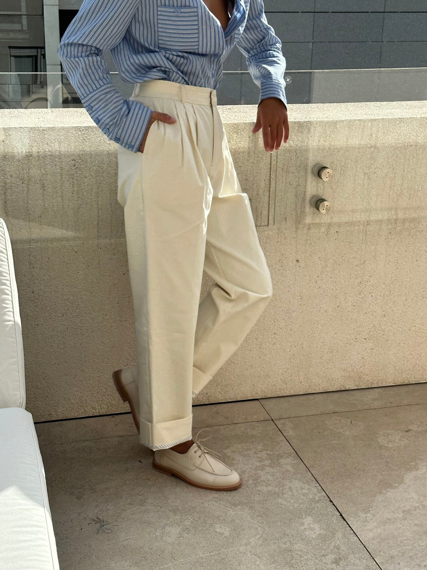 NICK pants vanilla