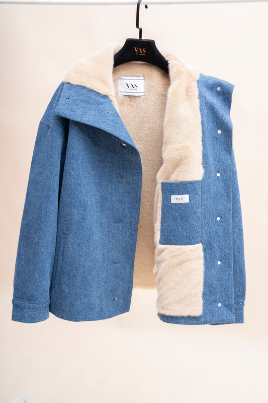 HUG DENIM COAT