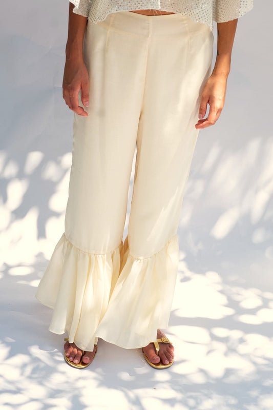 DALIDA PANTS- light yellow