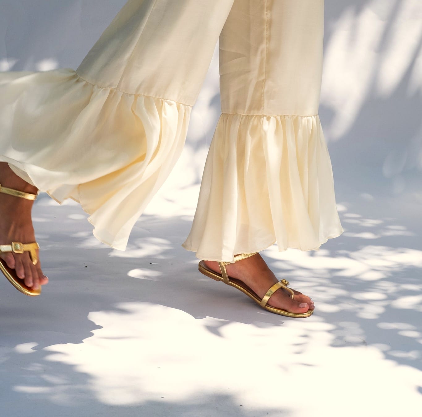 DALIDA PANTS- light yellow