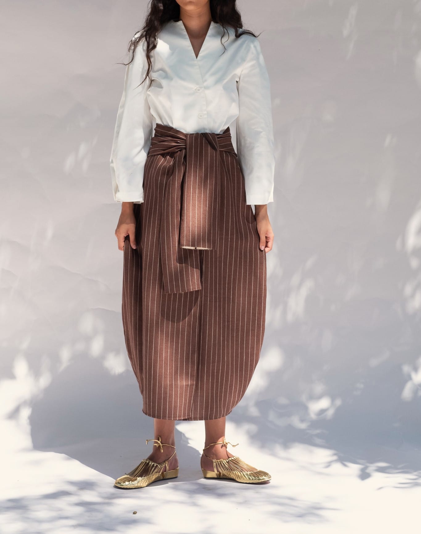 FANNI SKIRT -brown