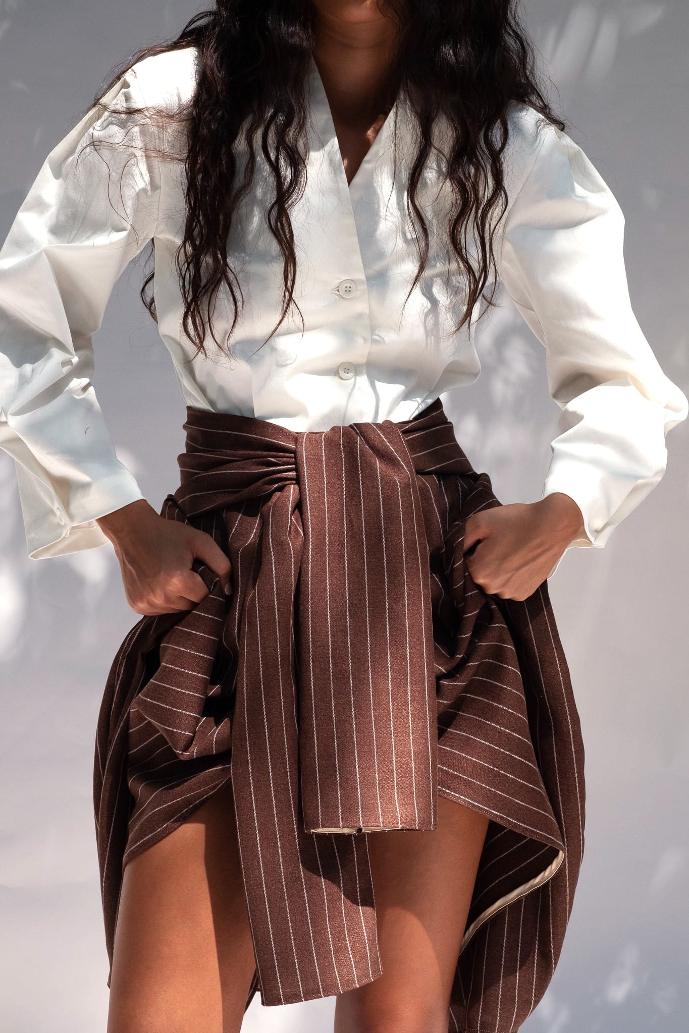 FANNI SKIRT -brown