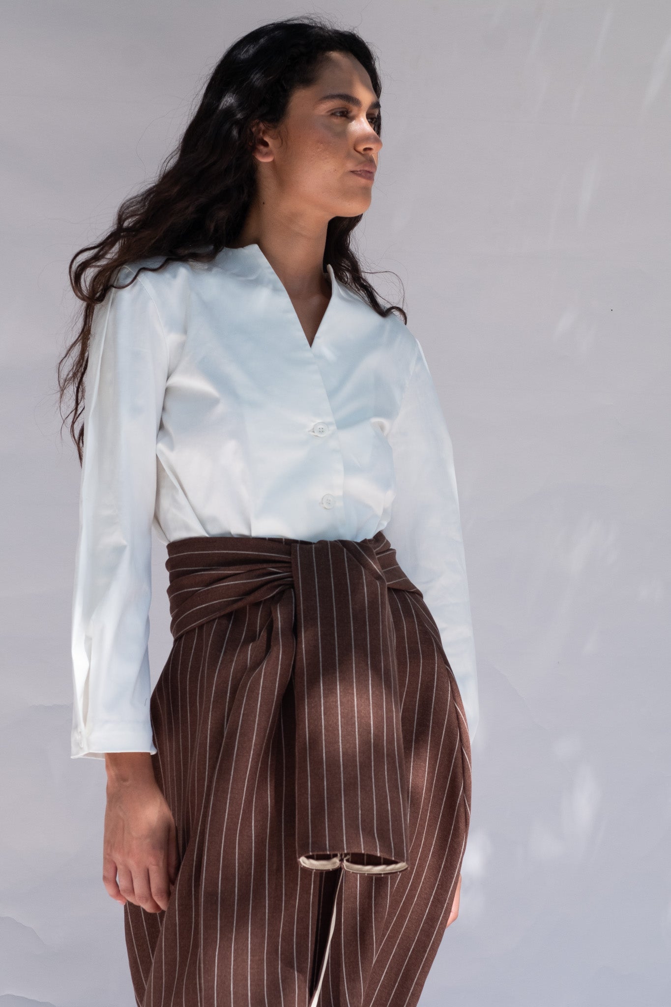 FANNI SKIRT -brown