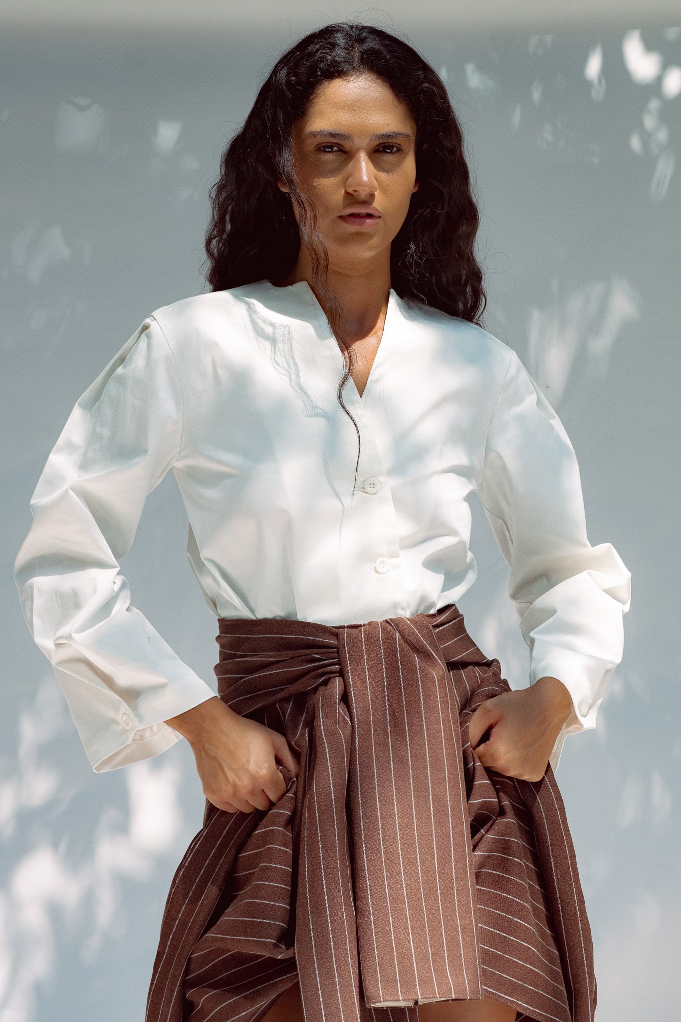 FANNI SKIRT -brown
