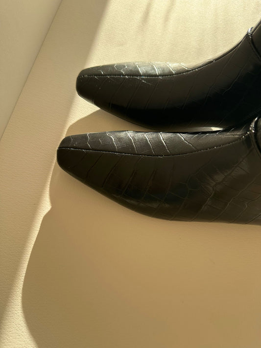 JACLYN MINI - crocco black