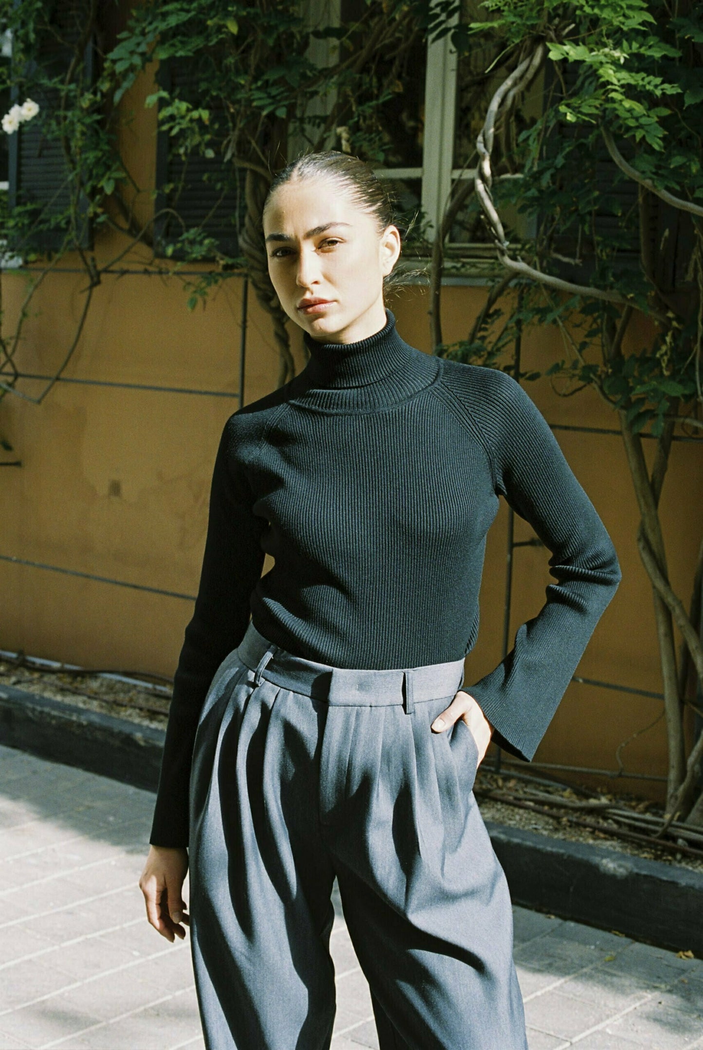 Tony Knitted Top Black